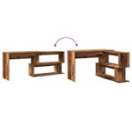 Casa si Gradina - Mobilier - Mese si birouri - Birouri - Birou de colt, lemn vechi, 200,5x50x76 cm, PAL - Infinity.ro