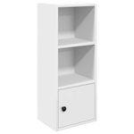 Casa si Gradina - Mobilier - Biblioteci si rafturi - Biblioteci - Biblioteca, alb, 31x24x77 cm, lemn prelucrat - Infinity.ro