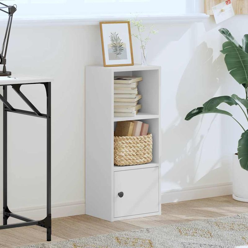 Casa si Gradina - Mobilier - Biblioteci si rafturi - Biblioteci - Biblioteca, alb, 31x24x77 cm, lemn prelucrat - Infinity.ro