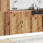Casa si Gradina - Mobilier - Comode si corpuri - Corpuri bucatarie - Dulap de baza pentru chiuveta „Porto” din lemn vechi lemn - Infinity.ro