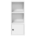 Casa si Gradina - Mobilier - Biblioteci si rafturi - Biblioteci - Biblioteca, alb, 31x24x77 cm, lemn prelucrat - Infinity.ro