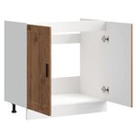 Casa si Gradina - Mobilier - Comode si corpuri - Corpuri bucatarie - Dulap de baza pentru chiuveta „Porto” din lemn vechi lemn - Infinity.ro