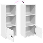 Casa si Gradina - Mobilier - Biblioteci si rafturi - Biblioteci - Biblioteca, alb, 31x24x77 cm, lemn prelucrat - Infinity.ro