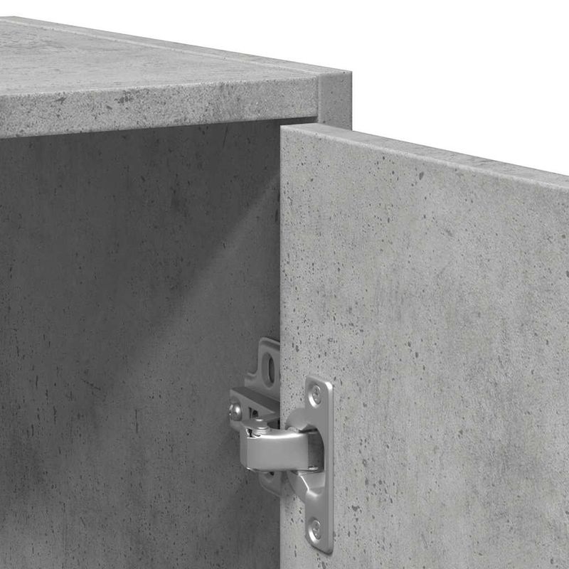 Casa si Gradina - Mobilier - Mobilier baie - Comode baie - Dulap pentru chiuveta de baie gri beton lemn prelucrat - Infinity.ro