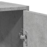 Casa si Gradina - Mobilier - Mobilier baie - Comode baie - Dulap pentru chiuveta de baie gri beton lemn prelucrat - Infinity.ro