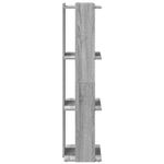 Casa si Gradina - Mobilier - Biblioteci si rafturi - Biblioteci - Biblioteca cu 3 niveluri gri sonoma 60x30x120 cm lemn prelucrat - Infinity.ro