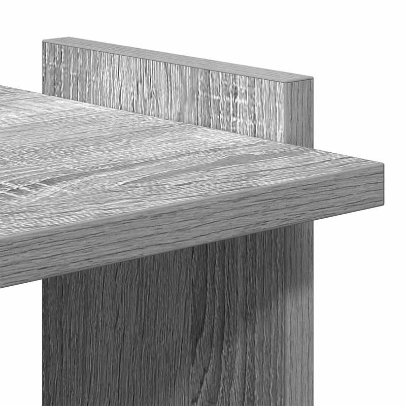 Casa si Gradina - Mobilier - Biblioteci si rafturi - Biblioteci - Biblioteca cu 3 niveluri gri sonoma 60x30x120 cm lemn prelucrat - Infinity.ro