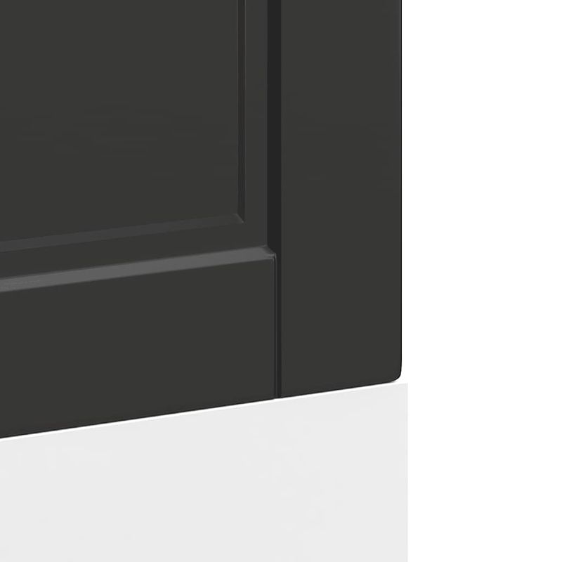 Electronice si Electrocasnice - Masini de spalat vase - Accesorii masini de spalat vase - Panou pentru masina de spalat vase „Porto” Negru lemn prelucrat, mărime 60x1.5x67 cm - Infinity.ro