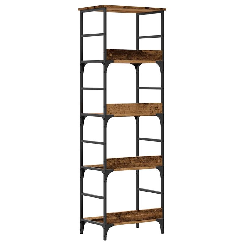 Casa si Gradina - Mobilier - Biblioteci si rafturi - Biblioteci - Biblioteca, lemn vechi, 50x33x153 cm, lemn prelucrat - Infinity.ro