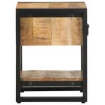 Casa si Gradina - Mobilier - Comode si corpuri - Noptiere - Noptiera 35x34x45 cm lemn masiv de mango - Infinity.ro