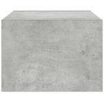 Casa si Gradina - Mobilier - Comode si corpuri - Comode - Comoda TV cu lumini LED, gri beton, 75x35,5x25 cm - Infinity.ro