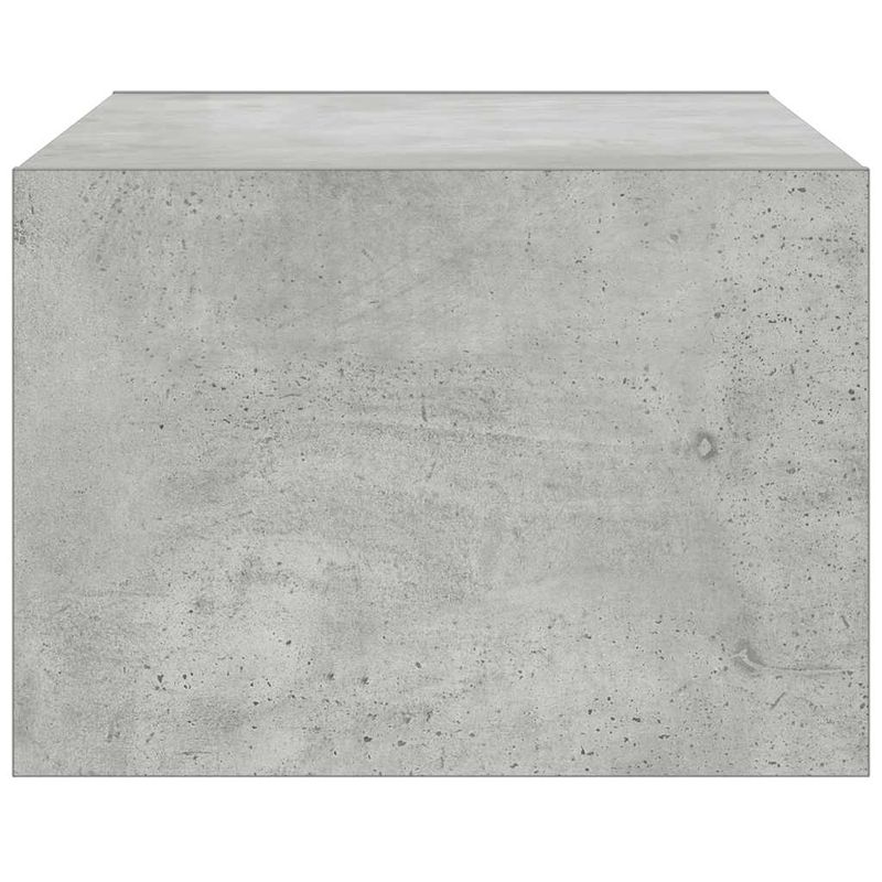 Casa si Gradina - Mobilier - Comode si corpuri - Comode - Comoda TV cu lumini LED, gri beton, 75x35,5x25 cm - Infinity.ro