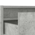 Casa si Gradina - Mobilier - Comode si corpuri - Comode - Comoda TV cu lumini LED, gri beton, 75x35,5x25 cm - Infinity.ro