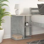 Casa si Gradina - Mobilier - Comode si corpuri - Noptiere - Noptiera gri beton 46,5x29x61 cm Lemn prelucrat - Infinity.ro