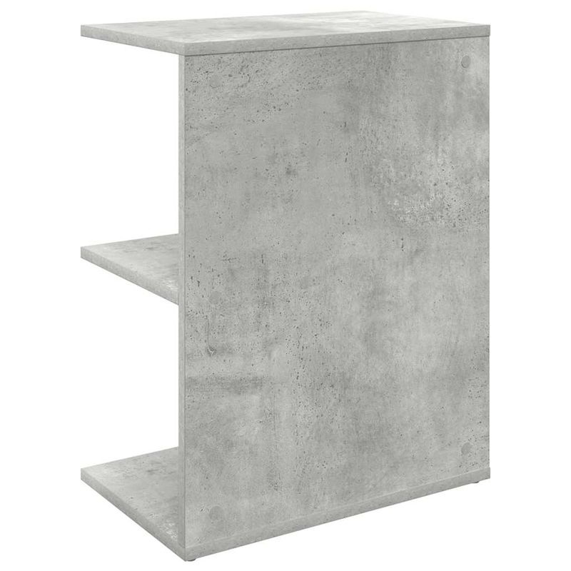 Casa si Gradina - Mobilier - Comode si corpuri - Noptiere - Noptiera gri beton 46,5x29x61 cm Lemn prelucrat - Infinity.ro