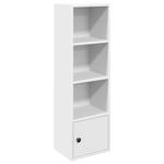 Casa si Gradina - Mobilier - Biblioteci si rafturi - Biblioteci - Biblioteca, alb, 31x24x102 cm, lemn prelucrat - Infinity.ro