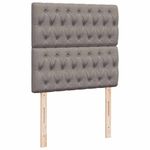 Casa si Gradina - Mobilier - Paturi si accesorii - Paturi - Cadru de pat otoman cu saltea Taupe 80x200cm Material - Infinity.ro