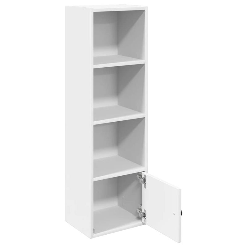Casa si Gradina - Mobilier - Biblioteci si rafturi - Biblioteci - Biblioteca, alb, 31x24x102 cm, lemn prelucrat - Infinity.ro