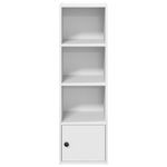 Casa si Gradina - Mobilier - Biblioteci si rafturi - Biblioteci - Biblioteca, alb, 31x24x102 cm, lemn prelucrat - Infinity.ro