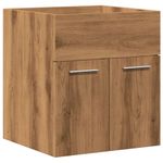 Casa si Gradina - Mobilier - Seturi de mobilier - Seturi baie - Set mobilier de baie, 2 piese, stejar artizanal, lemn prelucrat - Infinity.ro