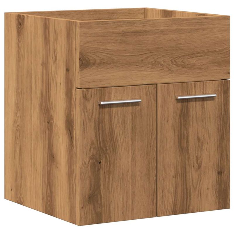 Casa si Gradina - Mobilier - Seturi de mobilier - Seturi baie - Set mobilier de baie, 2 piese, stejar artizanal, lemn prelucrat - Infinity.ro