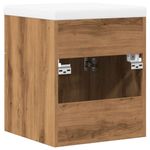 Casa si Gradina - Mobilier - Seturi de mobilier - Seturi baie - Set mobilier de baie, 2 piese, stejar artizanal, lemn prelucrat - Infinity.ro