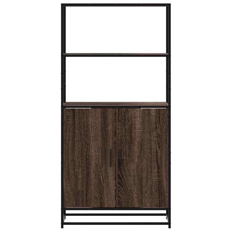 Casa si Gradina - Mobilier - Comode si corpuri - Comode - Dulapuru Stejar maro 68x35x139 cm lemn si metal prelucrat - Infinity.ro