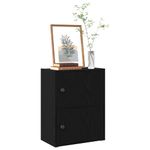 Casa si Gradina - Mobilier - Biblioteci si rafturi - Biblioteci - Biblioteca Stejar negru 40x24x52 cm Lemn prelucrat - Infinity.ro