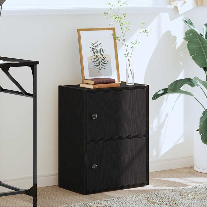 Casa si Gradina - Mobilier - Biblioteci si rafturi - Biblioteci - Biblioteca Stejar negru 40x24x52 cm Lemn prelucrat - Infinity.ro