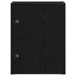 Casa si Gradina - Mobilier - Biblioteci si rafturi - Biblioteci - Biblioteca Stejar negru 40x24x52 cm Lemn prelucrat - Infinity.ro