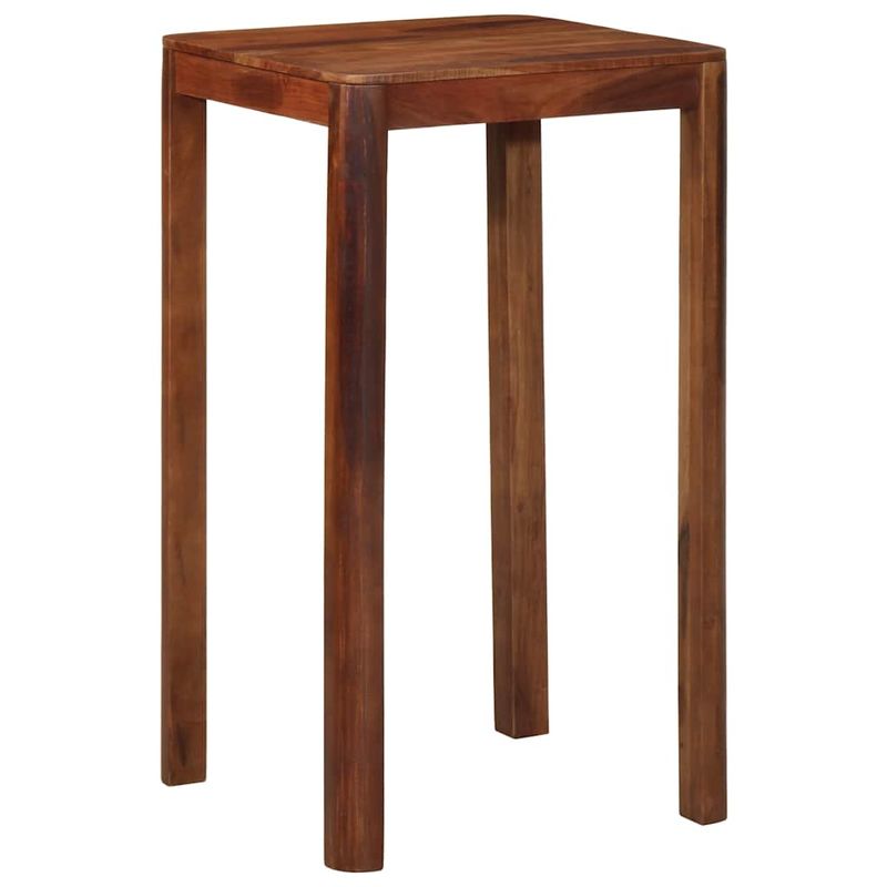 Casa si Gradina - Mobilier - Mese si birouri - Mese bucatarie si dining - Masa de bar 60x60x107 cm din lemn masiv de salcam - Infinity.ro