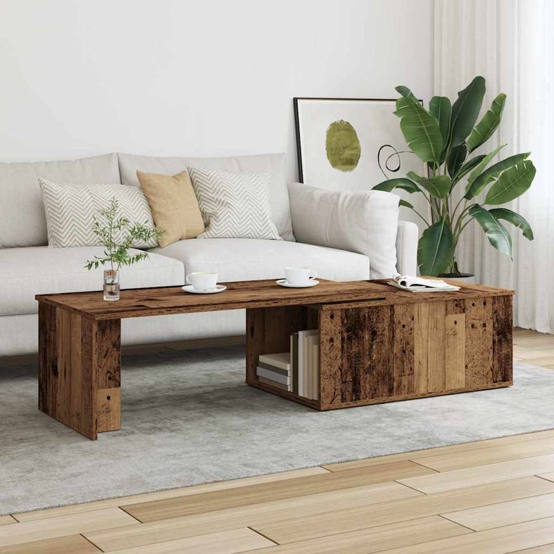 Casa si Gradina - Mobilier - Mese si birouri - Masute de cafea - Masuta de cafea, lemn vechi, 150 x 50 x 35 cm, PAL - Infinity.ro