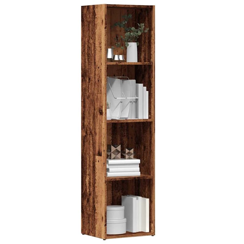 Casa si Gradina - Mobilier - Biblioteci si rafturi - Biblioteci - Biblioteca, lemn vechi, 36 x 30 x 143 cm, lemn prelucrat - Infinity.ro