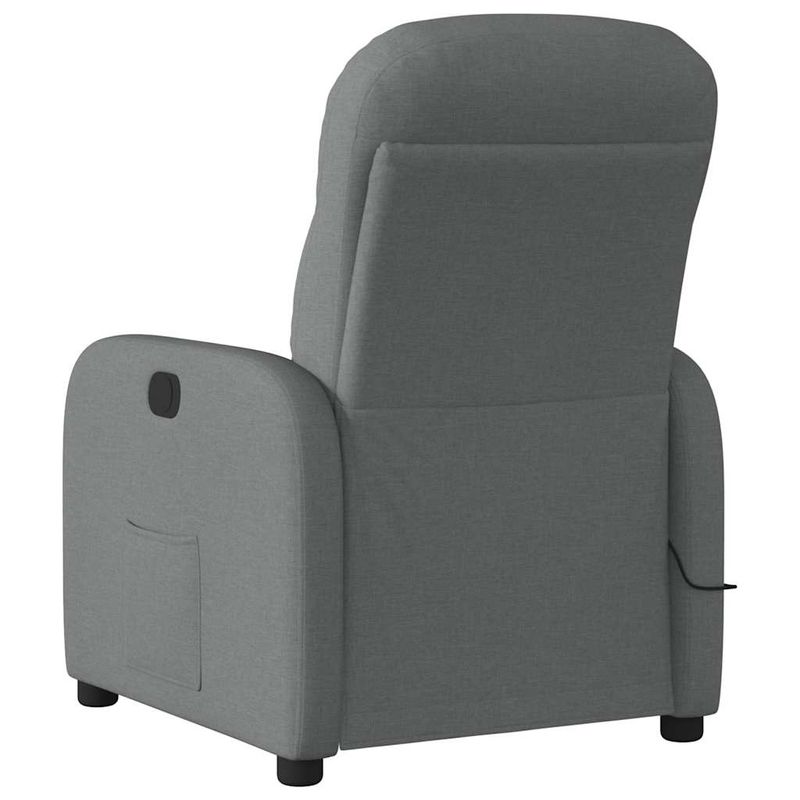 Ingrijire personala si Cosmetice - Sanatate si wellness - Articole wellness - Fotolii de masaj - Fotoliu de masaj rabatabil, gri inchis, material textil - Infinity.ro