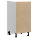 Casa si Gradina - Mobilier - Comode si corpuri - Corpuri bucatarie - Dulap de baza de bucatarie „Kalmar” din lemn de stejar Sonoma, model 1x dulap inferior (1 ușă 1 sertar), mărime 40x46x81.5 cm - Infinity.ro