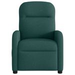 Ingrijire personala si Cosmetice - Sanatate si wellness - Articole wellness - Fotolii de masaj - Fotoliu de masaj rabatabil, verde inchis, material textil - Infinity.ro