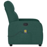 Ingrijire personala si Cosmetice - Sanatate si wellness - Articole wellness - Fotolii de masaj - Fotoliu de masaj rabatabil, verde inchis, material textil - Infinity.ro