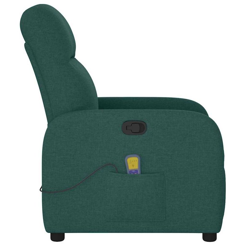 Ingrijire personala si Cosmetice - Sanatate si wellness - Articole wellness - Fotolii de masaj - Fotoliu de masaj rabatabil, verde inchis, material textil - Infinity.ro