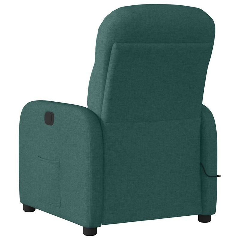 Ingrijire personala si Cosmetice - Sanatate si wellness - Articole wellness - Fotolii de masaj - Fotoliu de masaj rabatabil, verde inchis, material textil - Infinity.ro