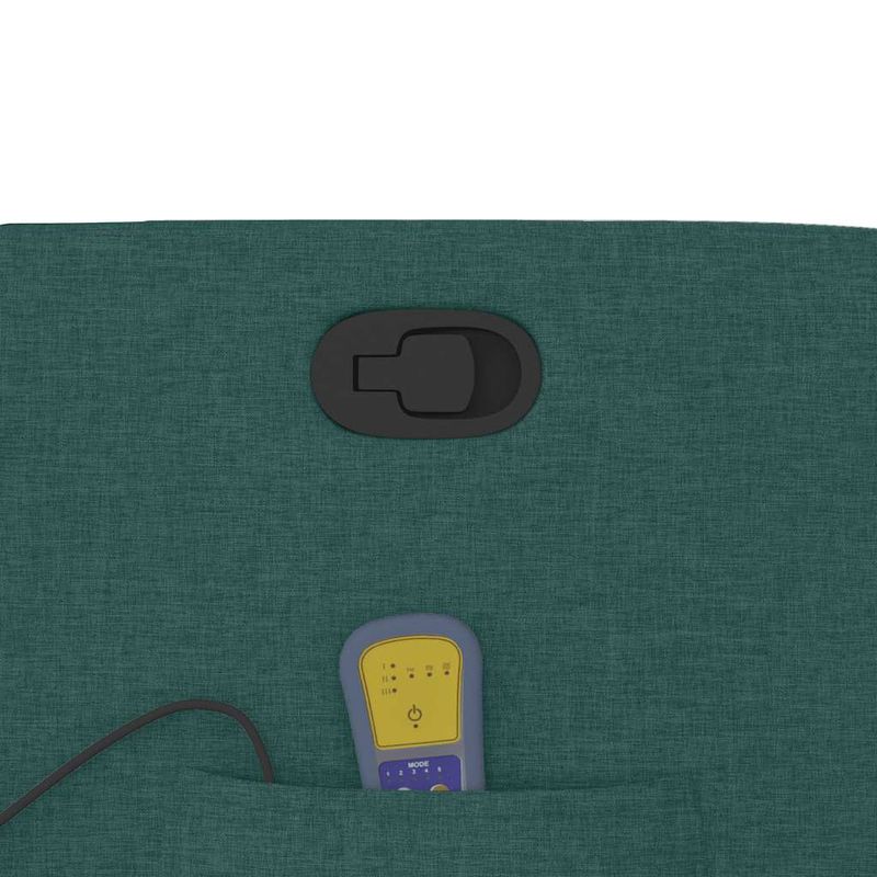 Ingrijire personala si Cosmetice - Sanatate si wellness - Articole wellness - Fotolii de masaj - Fotoliu de masaj rabatabil, verde inchis, material textil - Infinity.ro
