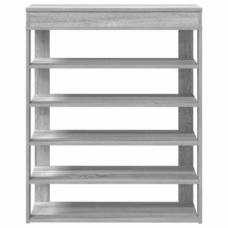 Casa si Gradina - Mobilier - Organizare si depozitare - Organizator incaltaminte - Pantofar, gri sonoma, 80x30x98 cm, lemn prelucrat - Infinity.ro