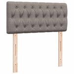 Casa si Gradina - Mobilier - Paturi si accesorii - Paturi - Cadru de pat otoman cu saltea Taupe 90x200cm Material - Infinity.ro