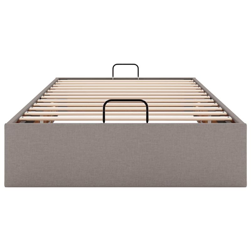 Casa si Gradina - Mobilier - Paturi si accesorii - Paturi - Cadru de pat otoman fara saltea Taupe 80x200 cm tesatura - Infinity.ro