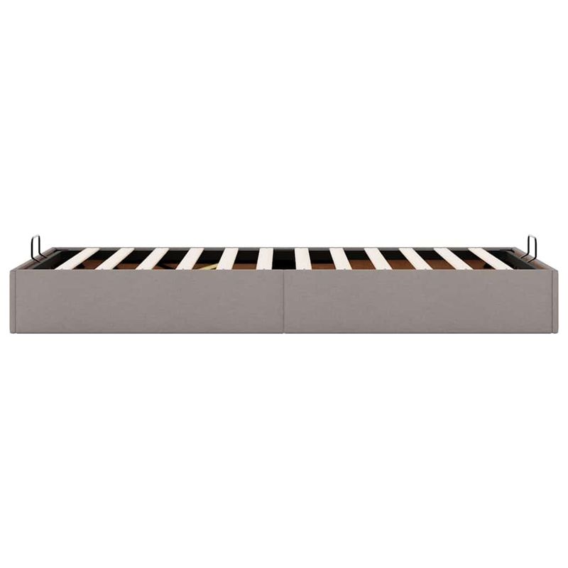 Casa si Gradina - Mobilier - Paturi si accesorii - Paturi - Cadru de pat otoman fara saltea Taupe 80x200 cm tesatura - Infinity.ro