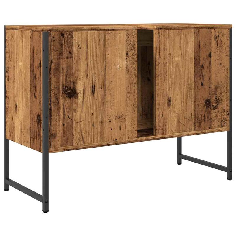 Casa si Gradina - Mobilier - Mobilier baie - Comode baie - Comoda chiuveta baie, lemn vechi, 80x33x60 cm, lemn prelucrat - Infinity.ro