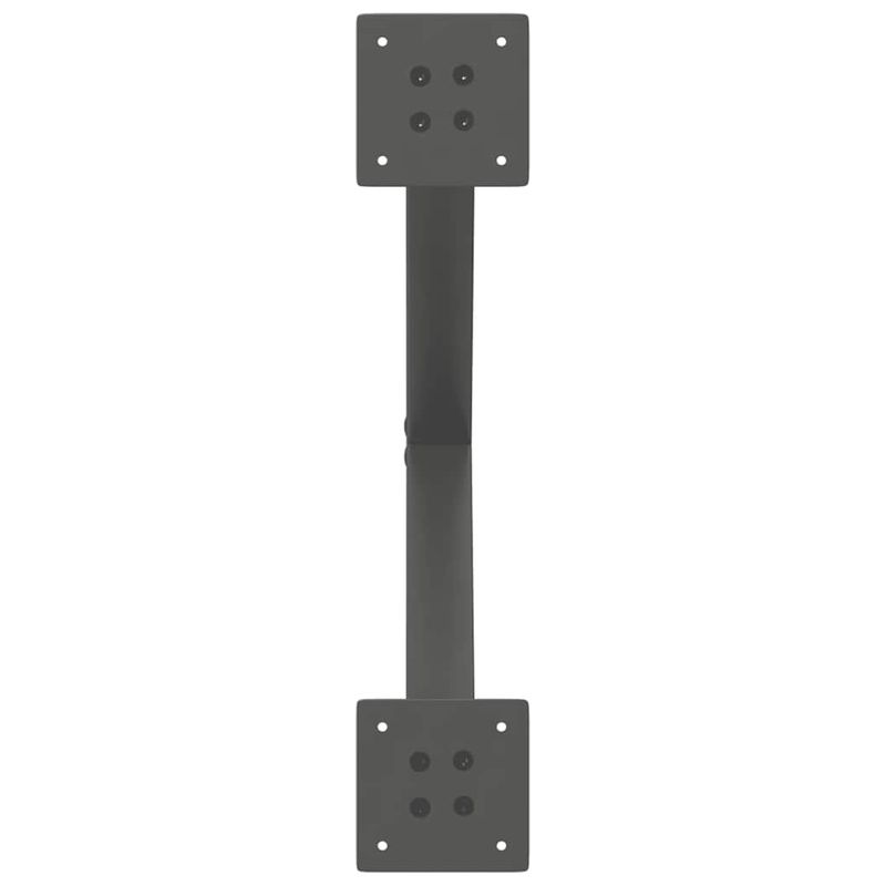 Casa si Gradina - Mobilier - Feronerie si accesorii mobila - Picioare pentru masuta cafea in forma de X, 2 buc Antracit Otel, mărime 50x(42-43) cm (40 mm) - Infinity.ro