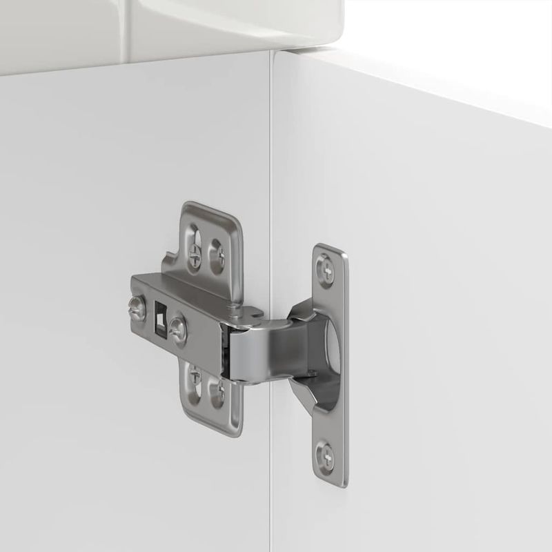 Casa si Gradina - Mobilier - Comode si corpuri - Corpuri bucatarie - Dulap baza de bucatarie „Porto” din lemn prelucrat alb lucios, mărime 40x46x81.5 cm, model 1x dulap inferior (1 ușă 1 sertar) - Infinity.ro