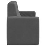 Casa si Gradina - Mobilier - Mobilier copii - Mobilier camera copiilor - Canapea pentru copii cu 2 locuri, antracit, plus moale - Infinity.ro