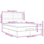 Casa si Gradina - Mobilier - Paturi si accesorii - Paturi - Cadru pat otoman cu saltea neagra 140x190cm piele artificiala - Infinity.ro
