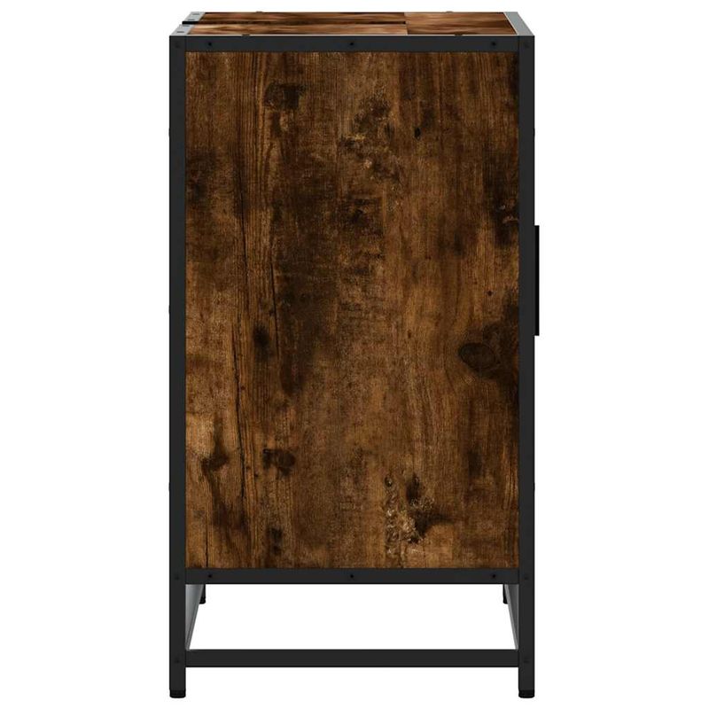 Casa si Gradina - Mobilier - Mobilier baie - Comode baie - Dulap pentru chiuveta de baie stejar afumat 65x33x60 cm lemn - Infinity.ro